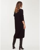 Robe Pull Carline Col Rond noire