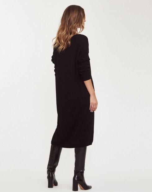 Robe Pull Carline Col Rond noire