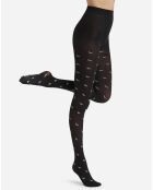Collants Dim Style motif clin d'oeil noir/blanc