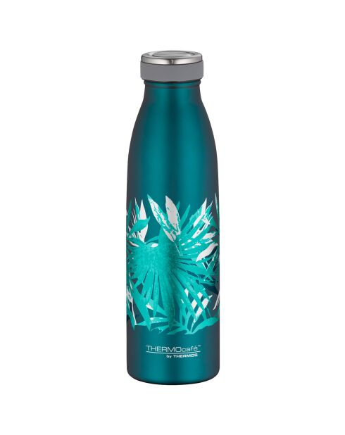 Borraccia termica verde palme con tappo a vite - 50 cl