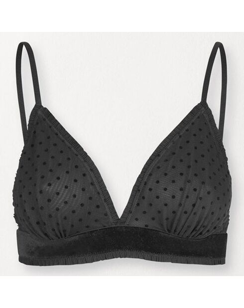 Soutien-gorge Tassie Soft Dot noir