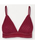 Soutien-gorge Tassie Soft Dot rouge brique