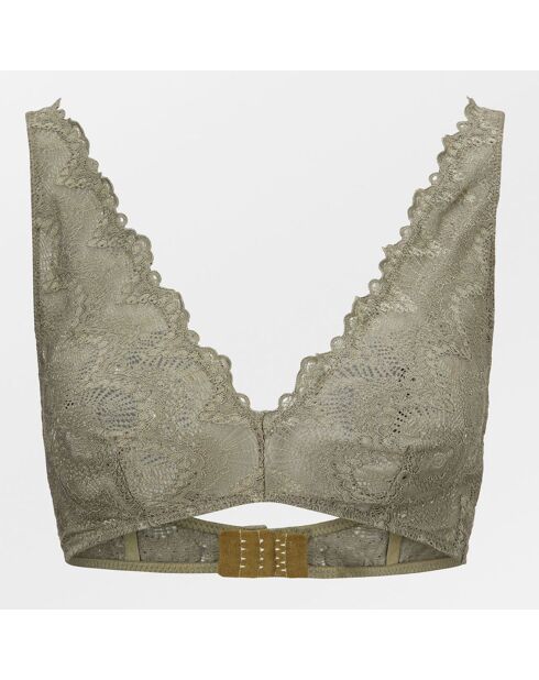 Soutien-gorge Wave Lace Leni High Apex vert olive