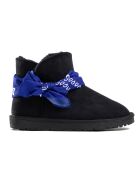 Low boots Warenn noir/blue paisley