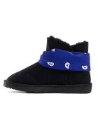 Low boots Warenn noir/blue paisley