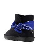 Low boots Warenn noir/blue paisley