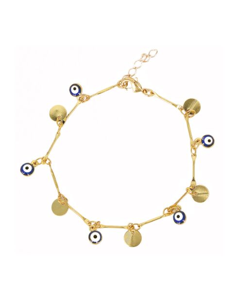 Bracelet mini Eyes en Laiton doré