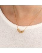 Collier Virginie en Laiton doré