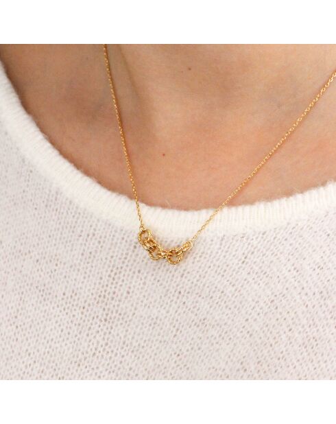Collier Virginie en Laiton doré