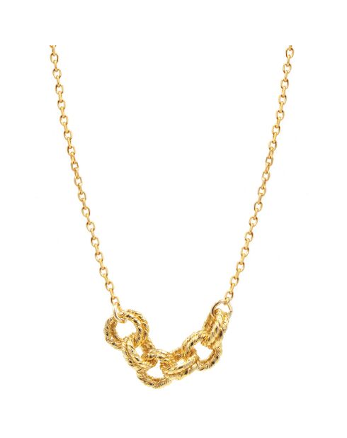 Collier Virginie en Laiton doré