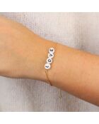 Bracelet Love en Laiton doré