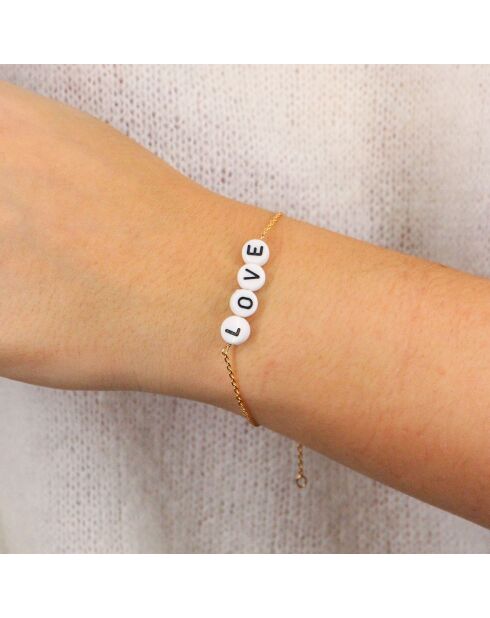 Bracelet Love en Laiton doré