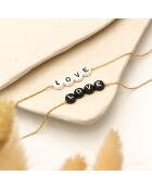 Bracelet Love en Laiton doré