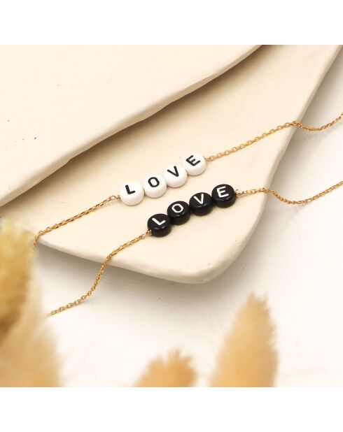 Bracelet Love en Laiton doré