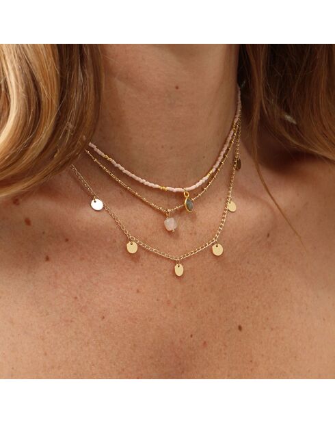 Collier Indra en Laiton doré