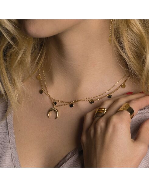 Collier Indra en Laiton doré