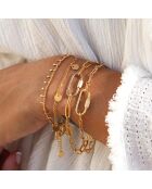 Bracelet Indra en Laiton doré
