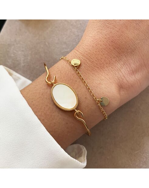 Bracelet Indra en Laiton doré