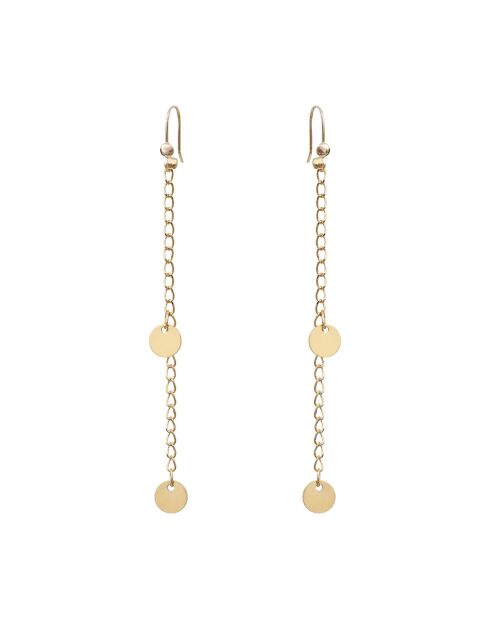 Boucles d'Oreilles Indra en Laiton doré