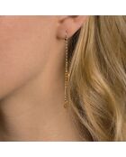 Boucles d'Oreilles Indra en Laiton doré