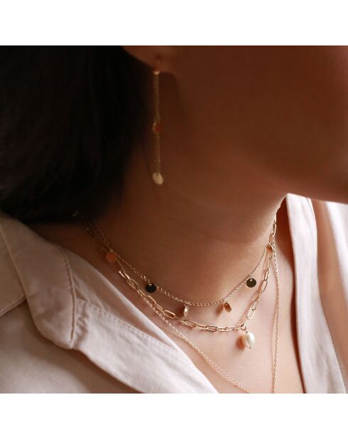 Boucles d'Oreilles Indra en Laiton doré