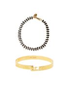 Coffret 1 Bracelet Carrioca + 1 Jonc Eternity en Laiton doré