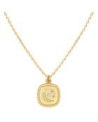 Collier Luna Story en Laiton doré