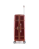 Valise Long Sejour 4 roues simples Walter C 75 cm rouge foncé