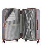 Valise Long Sejour 4 roues simples Walter C 75 cm gris foncé