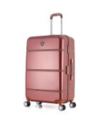 Valise Moyen Séjour 4 roues simples Walter C 65 cm rouge foncé