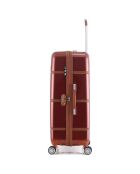 Valise Moyen Séjour 4 roues simples Walter C 65 cm rouge foncé