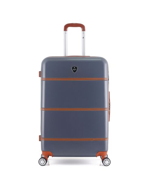 Valise Moyen Séjour 4 roues simples Walter C 65 cm gris foncé