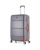 Valise Moyen Séjour 4 roues simples Walter C 65 cm gris foncé