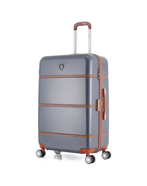 Walter C Medium Stay Koffer 4 enkele wielen 65 cm donkergrijs