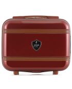 Vanity Walter rouge foncé -  21.5x30x16 cm
