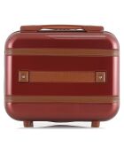 Vanity Walter rouge foncé -  21.5x30x16 cm