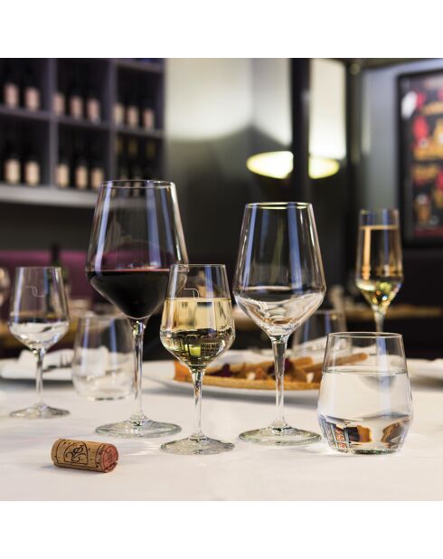 6 bicchieri da vino trasparenti Electra - 19 cl