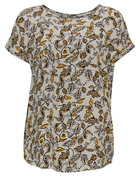 T-Shirt imprimé Jungle blanc/multicolore