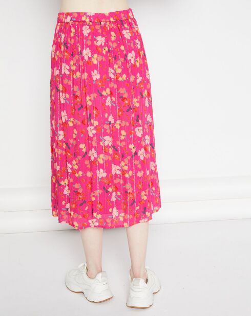 Jupe Aratase imprimée fushia
