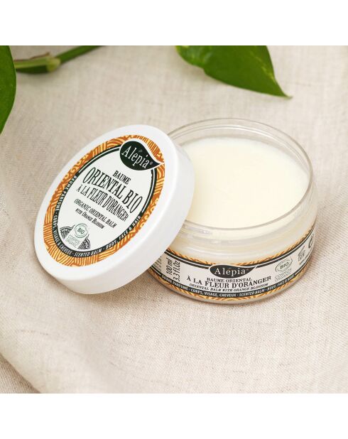 Balsamo idratante all'argan biologico orientale. Burro di karité ai fiori d'arancio - 100 ml