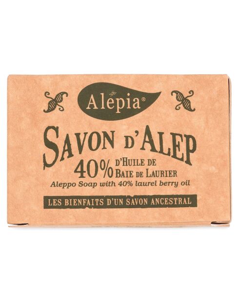 Savon d'Alep 40% d'Huile de Baie de Laurier - 200 g