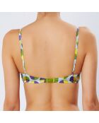 Soutien-gorge en Soie mélangée vert