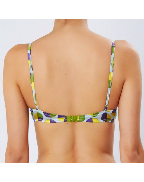 Soutien-gorge en Soie mélangée vert