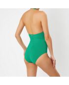 Maillot de bain 1 pièce triangle Kleio jade