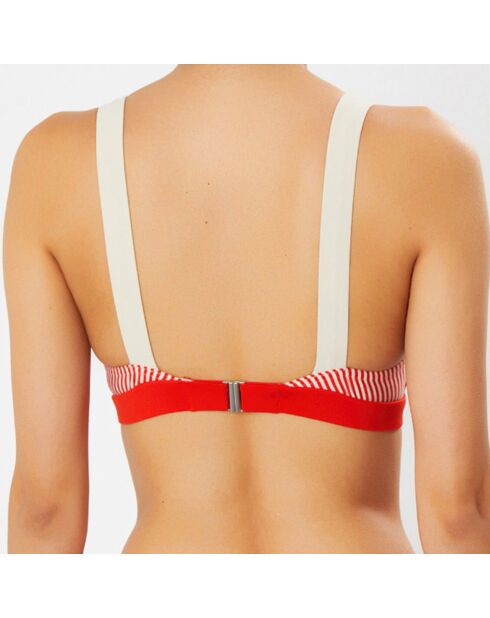 Haut de maillot Lezaka capucine