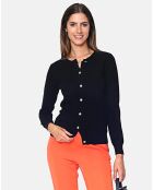 Cardigan en Cachemire mélangé Gina noir