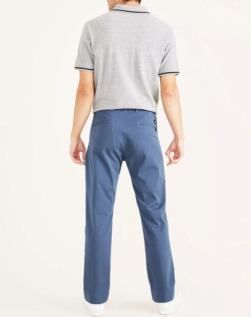 Pantalon Smart 360 Flex Alpha Khaki Slim Fit bleu moyen