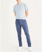 Pantalon Smart 360 Flex Alpha Khaki Skinny bleu moyen