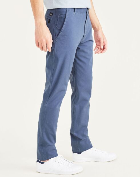 Pantalon Smart 360 Flex Alpha Khaki Skinny bleu moyen