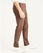 Pantalon Smart 360 Flex Alpha Khaki Skinny café